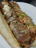 Perrito🌭caliente🧀a mi estilo🥑🍅🧅