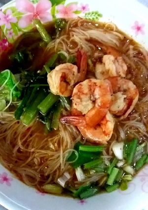 รูปของ หมี่หุ้นต้มยำกุ้ง