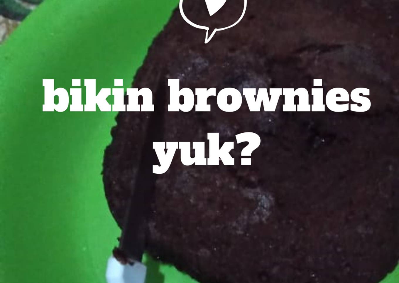 Resep Amand* Brownies Low Budget, Bikin Ngiler