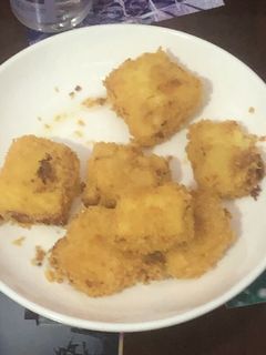Hình của món Sữa tươi chiên đơn giản.