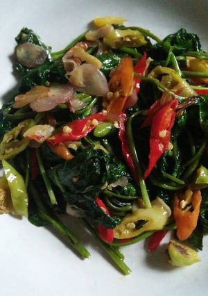 Foto resep Cah Kangkung Terasi