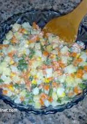 صورة لوصفة سلطة ارز