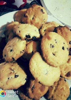 Una foto de Cookies con chips de chocolate!