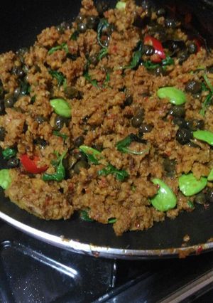 Foto resep Tumis oncom leunca