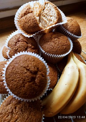 Φωτογραφία της συνταγής Αφράτα muffins μπανάνας