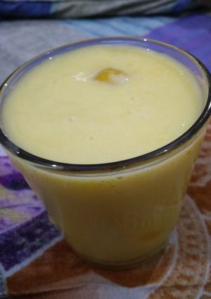 A picture of Mango shake.
