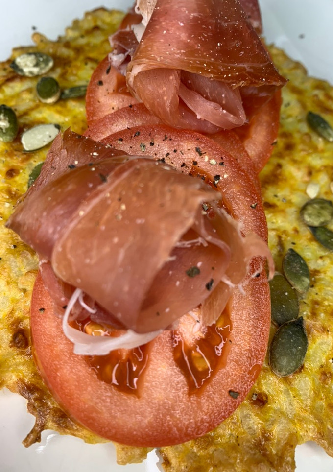 Una foto de Tortitas de arroz casera en airfryer