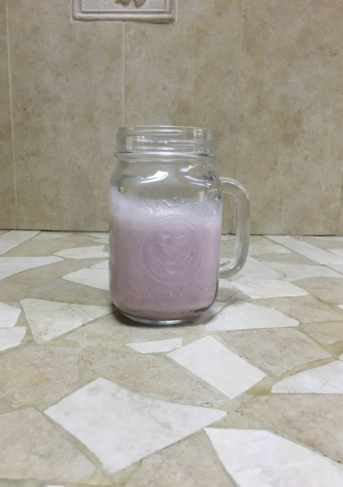 Una foto de Batido de Fresa con Almendras