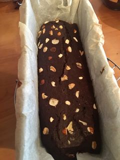Una foto de Brownie de avena