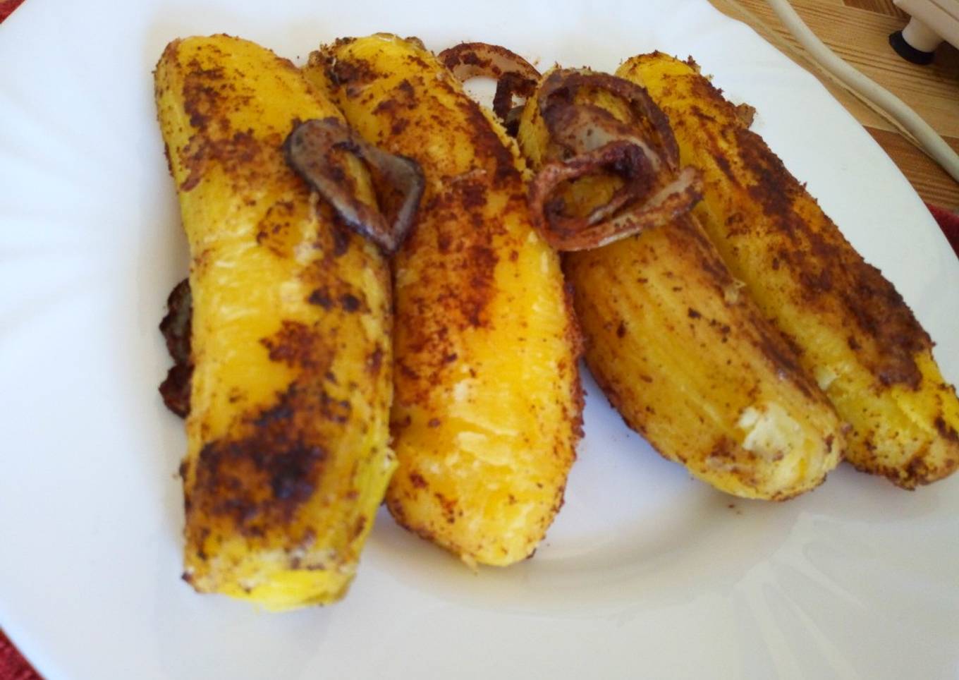 Cinnamon Grilled Bananas