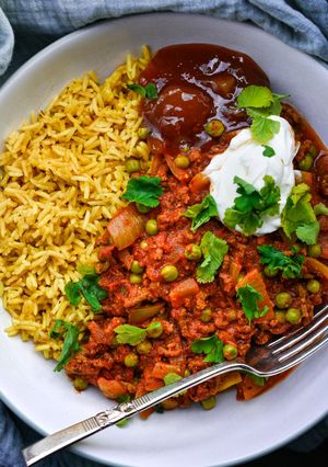 A picture of Easy Keema Curry.