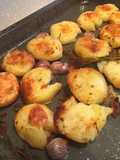 Rock Salt & Garlic Crushed Roasties