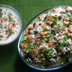 A picture of Mutton Biryani.