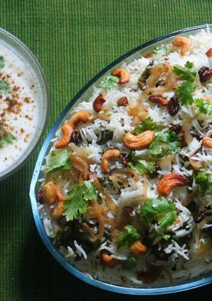 A picture of Mutton Biryani.