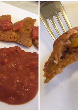 Paradicsomos töltött tészta (ravioli) ☀️ebéd☀️ recept fotója