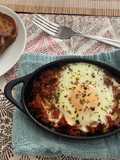 Shakshuka com lentilhas verdes