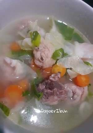 Foto resep Sup ayam sayur
