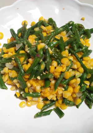 Foto resep Tumis jagung kacang panjang