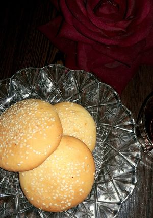 عکسی از دستور شیرینی کنجدی