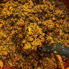 A picture of Egusi soup.
