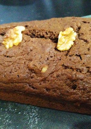 Una foto de Budín de chocolate y nuez🍫