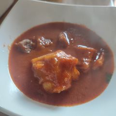 A picture of Ewedu with frozen molokhia.