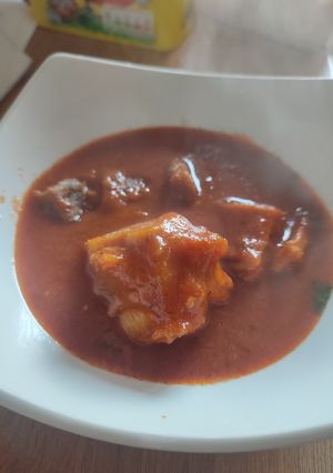 A picture of Ewedu with frozen molokhia.