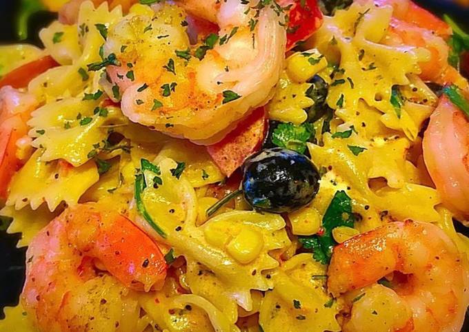 How to Make Super Quick Homemade Spicy Shrimp Pasta Salad