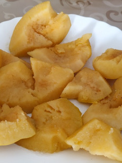 Una foto de Membrillo cocido con canela