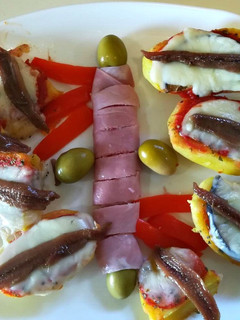 Una foto de Mini pizzas de patata