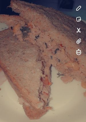 صورة لوصفة ساندوتش تونه صحي