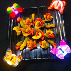 A picture of Rose Masala Mathri.