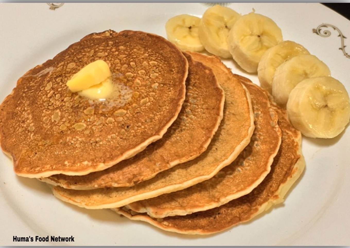 Banana pancakes without eggs
