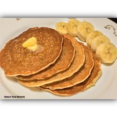 A picture of Eggless Banana Pancakes.