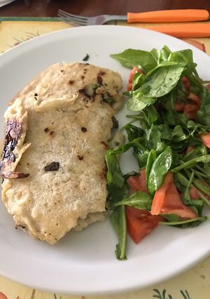 Una foto de Panqueque de arroz yamaní