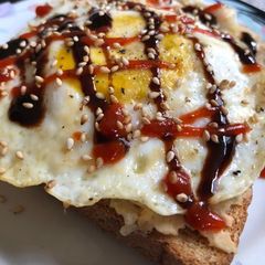 A picture of Hummus Toast.
