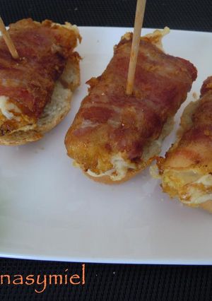 Foto principal de Pincho de bacon, pimiento del piquillo y queso