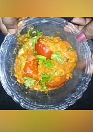 ஸ்டஃபடு தக்காளி கறி செய்முறை முக்கிய புகைப்படம்