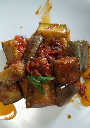 Foto resep Terong balado terasi 😋