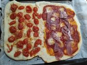 A picture of prosciutto mozzarella
