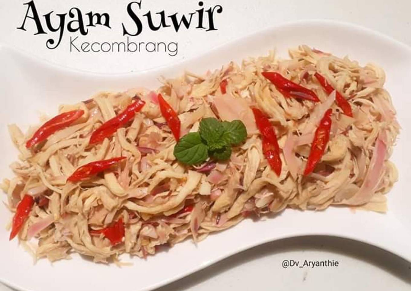 Ayam suwir kecombrang