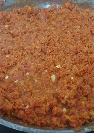 A picture of Gajar ka Halwa (Carrot Halwa).