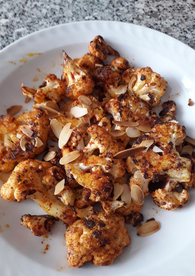 Una foto de Coliflor asada