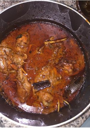 A picture of Chicken Qorma.