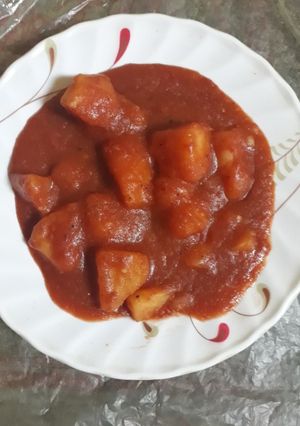 صورة لوصفة بطاطا بلحمر