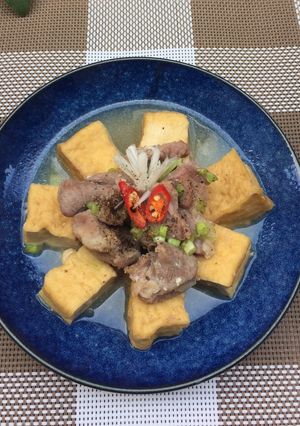 Hình của món Thịt kho mặn.