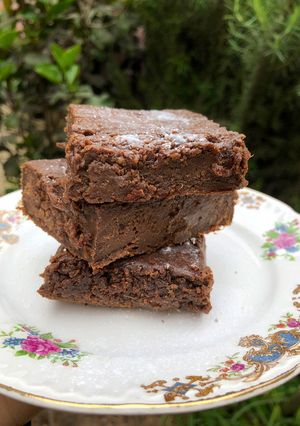 Una foto de Brownies de camote
