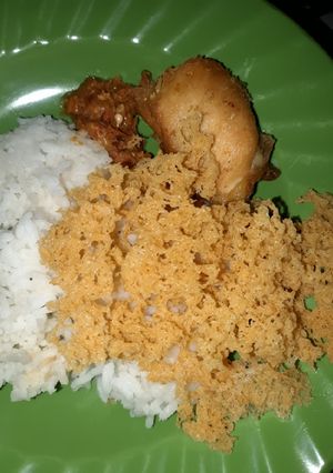 Foto resep Ayam Goreng Kremes sambal terasi
