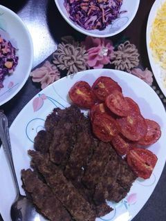 عکسی از دستور کباب تابه ای 😋