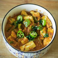 A picture of Paneer capsicum.